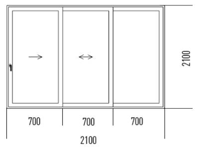 Остекление коттеджа окнами в английском стиле