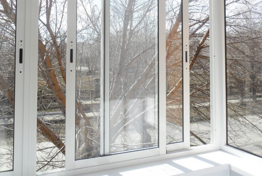 Холодное остекление лоджии 4 кв.м в Долгопрудном