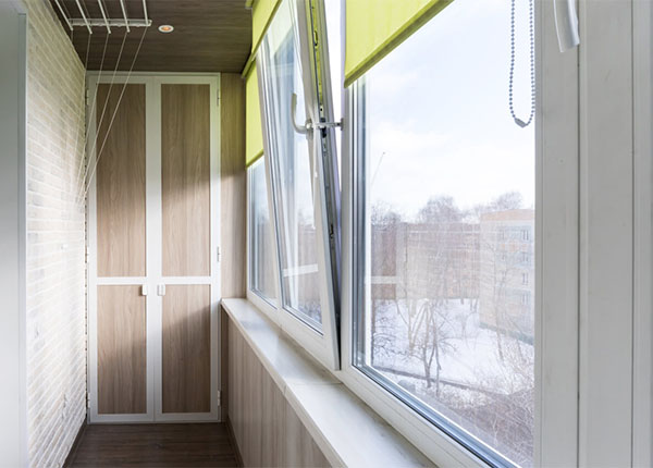 Теплое остекление балкона ПВХ-профилем в Долгопрудном